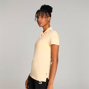 PUMA Women's Regular Fit Polo, Peach Fizz, extralarge-IND
