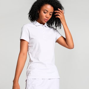 Women's Regular Fit Polo, Spring Lavender, extralarge-IND