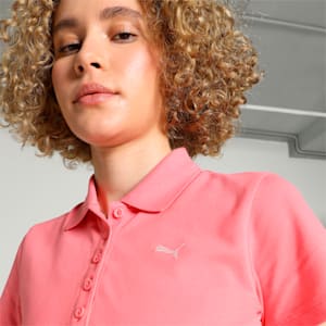 PUMA Women's Regular Fit Polo, Passionfruit, extralarge-IND