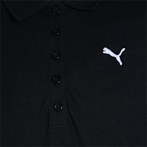 PUMA Regular Fit Women's Polo, PUMA Black