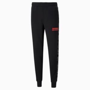 Core Camo All Over Print Men's Sweatpants, Cotton Black-AOP