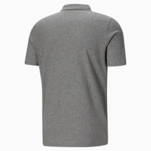 Camiseta tipo polo Essentials para hombre, Medium Gray Heather