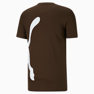 Camiseta con logo extragrande para hombre, Deep Olive