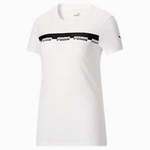 T-shirt Script, femme, Blanc Puma