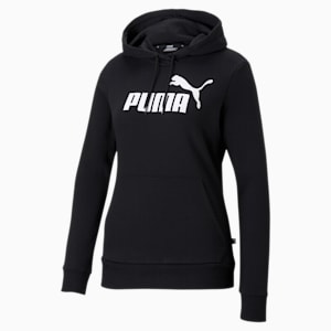 ウィメンズ ESS ロゴ フーディー, Puma Black, extralarge-JPN