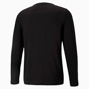 メンズ ESS NO.1 ロゴ 長袖 Tシャツ, Puma Black