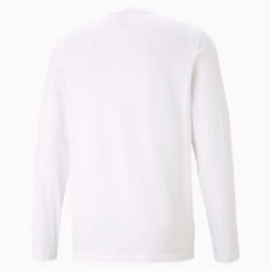 メンズ ESS NO.1 ロゴ 長袖 Tシャツ, Puma White