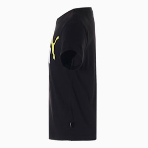 キッズ ESS+ 2カラー ロゴ Tシャツ 120-160cm, Puma Black-lemon