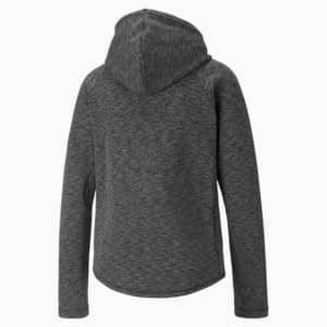 Evostripe Full-Zip Regular Fit Women's Hoodie, Puma Black, extralarge-IND