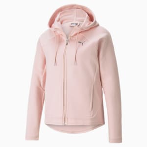 Evostripe Full-Zip Regular Fit Women's Hoodie, Lotus, extralarge-IND