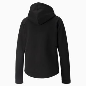 Evostripe Full-Zip Regular Fit Women's Hoodie, Puma Black-copper, extralarge-IND