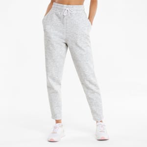 Evostripe Knitted Relaxed Fit Women's Pants, Puma White, extralarge-IND