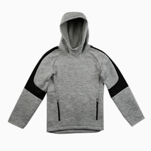 Evostripe Men's Regular Fit Slim Hoodie, Medium Gray Heather, extralarge-IND