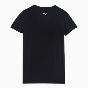 Runtrain Girl's Regular Fit T-Shirt, Puma Black, extralarge-IND