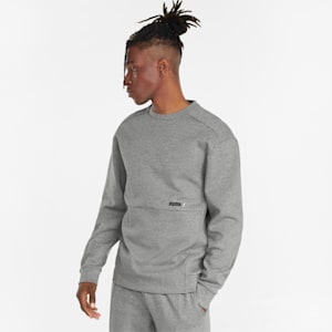 RAD/CAL Men's Regular Fit Sweatshirt, Medium Gray Heather, extralarge-IND