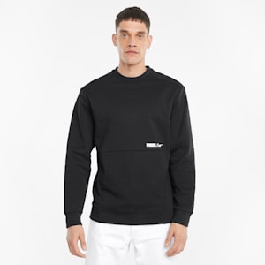 RAD/CAL Winterized Crew Men's Regular Fit Sweatshirt, Puma Black, extralarge-IND