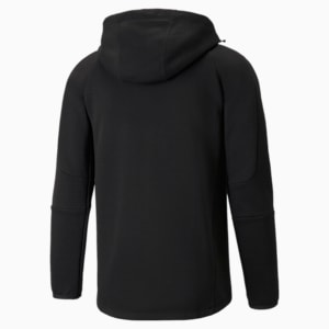 EVOSTRIPE Full-Zip Slim Fit Men's Hoodie, Puma Black-Gold