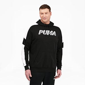 Kangourou Modern Sports BT, homme, Noir coton-Blanc Puma