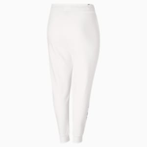 Rebel Women's High Waist Sweatpants PL, Puma White-Untamed