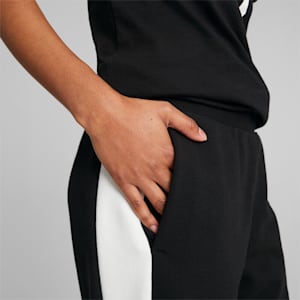 Pantalones deportivos Iconic T7 para mujer, Puma Black, extralarge