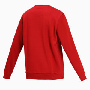 PUMA Graphic Crew Men's Sweat Shirt, Red Dahlia