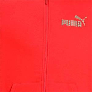 PUMA Men's Hooded Jacket, High Risk Red