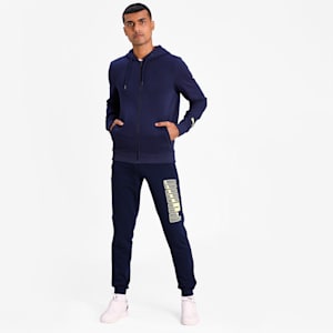PUMA Knitted Hooded Men's Jacket, Peacoat