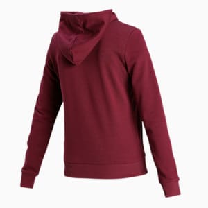 PUMA Women's Hooded Sweat Jacket, Burgundy