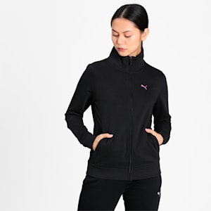 PUMA Women's Sweat Jacket, Puma Black