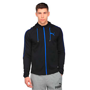 Evostripe Lite FZ Hoody, Cotton Black