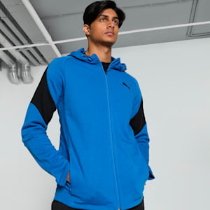 Evostripe Move Men's Full Zip Hoodie, Turkish Sea