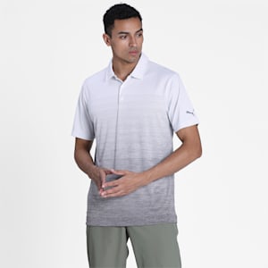 Ombre Polo, QUIET SHADE Heather