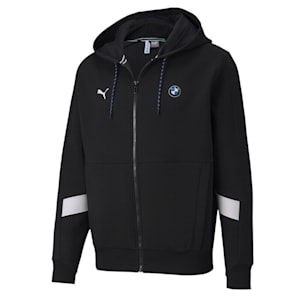 BMW M Motorsport Hooded Sweat Jacket, Puma Black