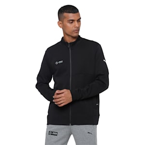 Mercedes Men's Sweat Jacket, Puma Black
