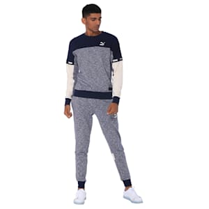 One8 Virat Kohli Men's Sweatshirt, Peacoat Heather, extralarge-IND