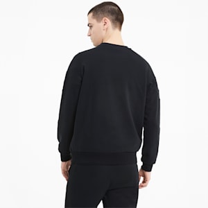 Iconic MCS Crew Neck Men's Sweater, Puma Black
