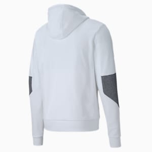 BMW M Motorsport Regular Fit Hooded Men's Sweat Jacket, Puma White