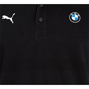 BMW M Motorsport Striped Regular Fit Men's Polo, Puma Black