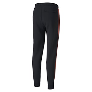 Knitted Men's Track Pants, Cotton Black, extralarge-IND