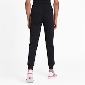 Knitted Men's Track Pants, Cotton Black, extralarge-IND