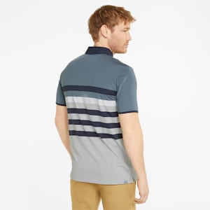 MATTR One Way Men's Golf Polo Shirt, Evening Sky-Navy Blazer