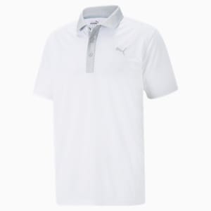 Gamer Men's Golf Polo Shirt, Bright White-High Rise