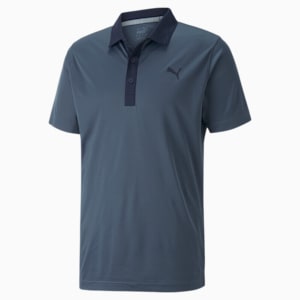 Gamer Men's Golf Polo Shirt, Evening Sky-Navy Blazer
