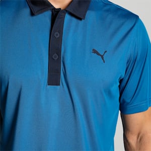 Gamer Men's Polo, Lake Blue-Navy Blazer, extralarge-IND