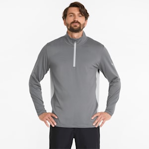 Gamer Quarter-Zip Men's Golf Sweatshirt, QUIET SHADE
