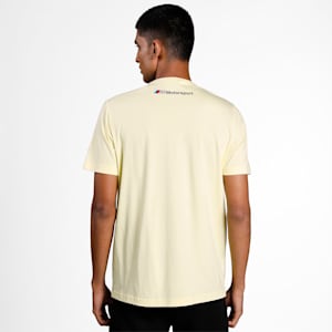 BMW M Motorsport Street Vintage Men's  T-shirt, SOFT FLUO YELLOW