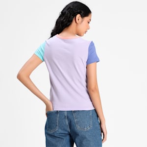 Downtown Small Logo Tee, Light Lavender