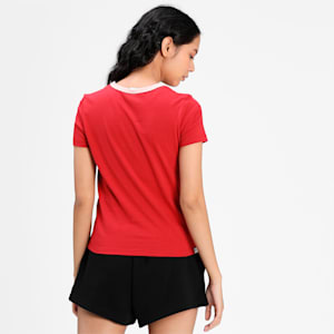 Downtown Small Logo Tee, American Beauty