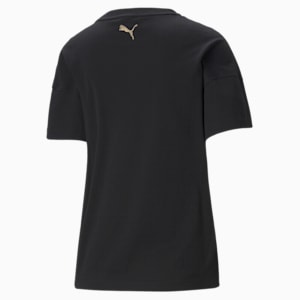 Evide Graphic Women's Regular Fit T-shirt, Puma Black, extralarge-IND
