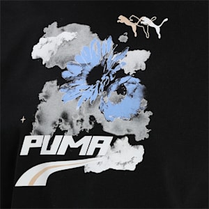 Evide Graphic Women's Regular Fit T-shirt, Puma Black, extralarge-IND
